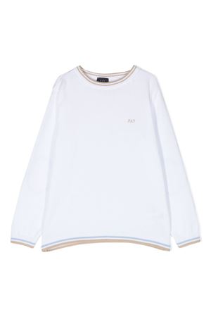 Maglia in cotone bianco FAY KIDS | FS9P20X0005100BG